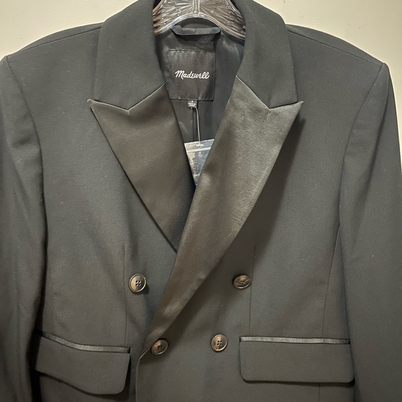 Madewell Cropped Tuxedo Blazer - Picture 6 of 6